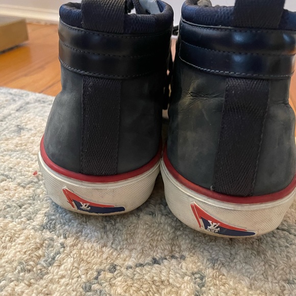 Louis Vuitton blue high tops - Picture 3 of 5